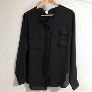 🖤 Black Button Down Long Sleeve